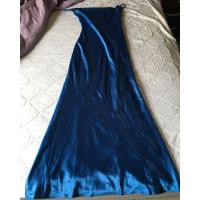 Vestido Azul De Formatura Comprido Com Decote Nas Costas, usado comprar usado  Brasil 