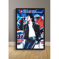 Quadro - Michael Jackson - Pepsi  -  Decora  - 37 Cm X 52 Cm, usado comprar usado  Brasil 